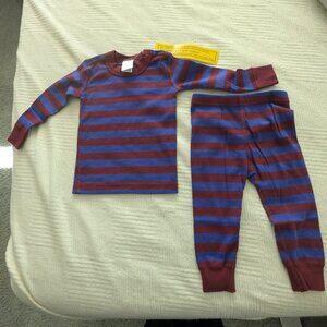 HannaJams™ Pajama Set Cherry: Cherry Lacquer/Spectrum Blue 18-24 mo. NWT